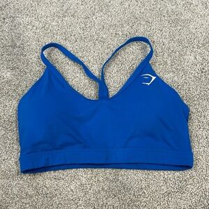 Blue Gym Shark sports bra